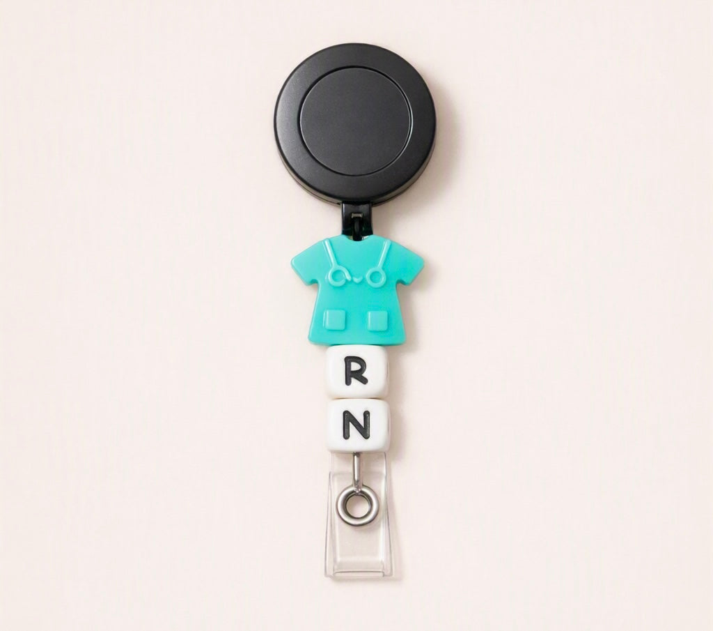 RN Scrubs Badge Reel