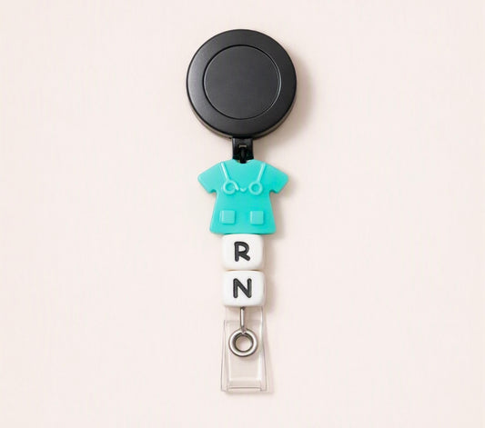 RN Scrubs Badge Reel